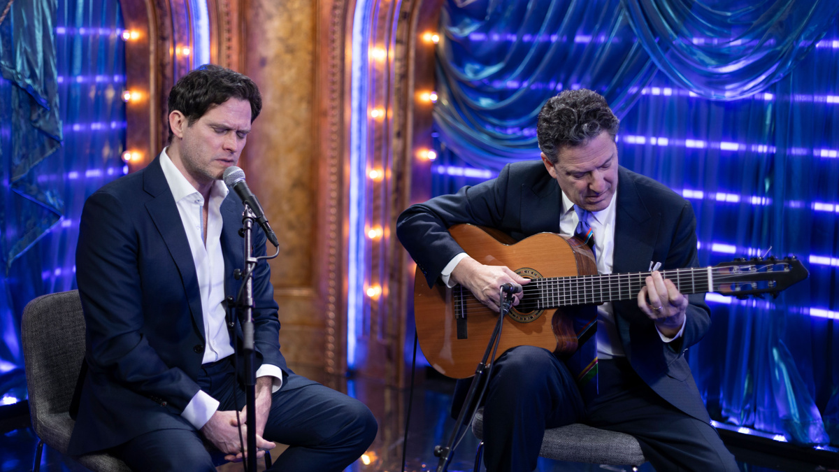 Steven Pasquale and John Pizzarelli - Photo by Luis Ferrá