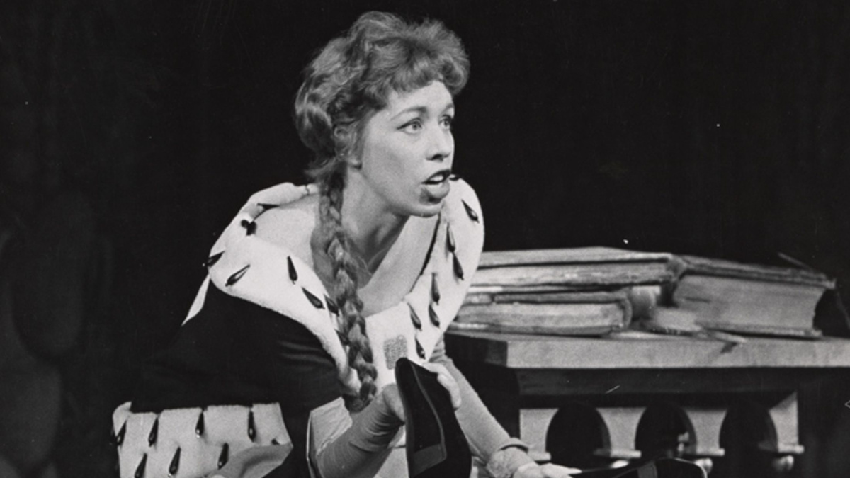 Carol Burnett in the stage production Once Upon a Mattress - photo by Friedman-Abeles - 7/24